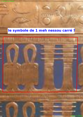 Toutankhamon 1 chapelle symbole meh nessou carré.png